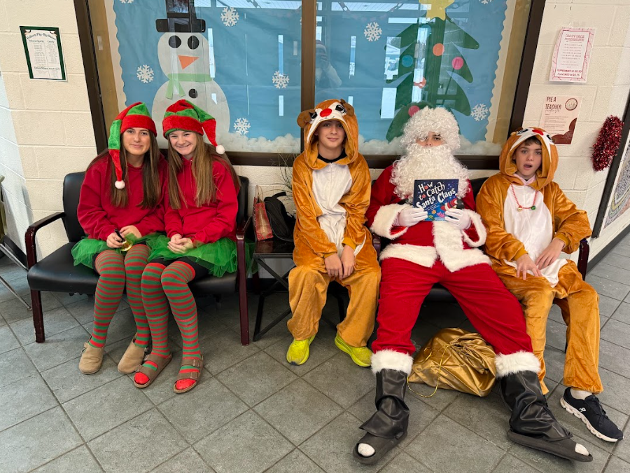 santa's visit to the learning center