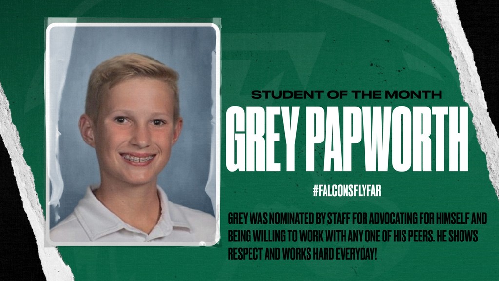 January Students of the Month