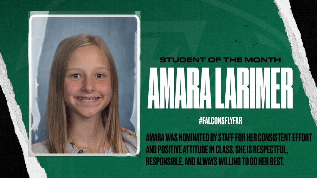 January Students of the Month