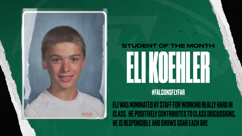 March Students of the Month