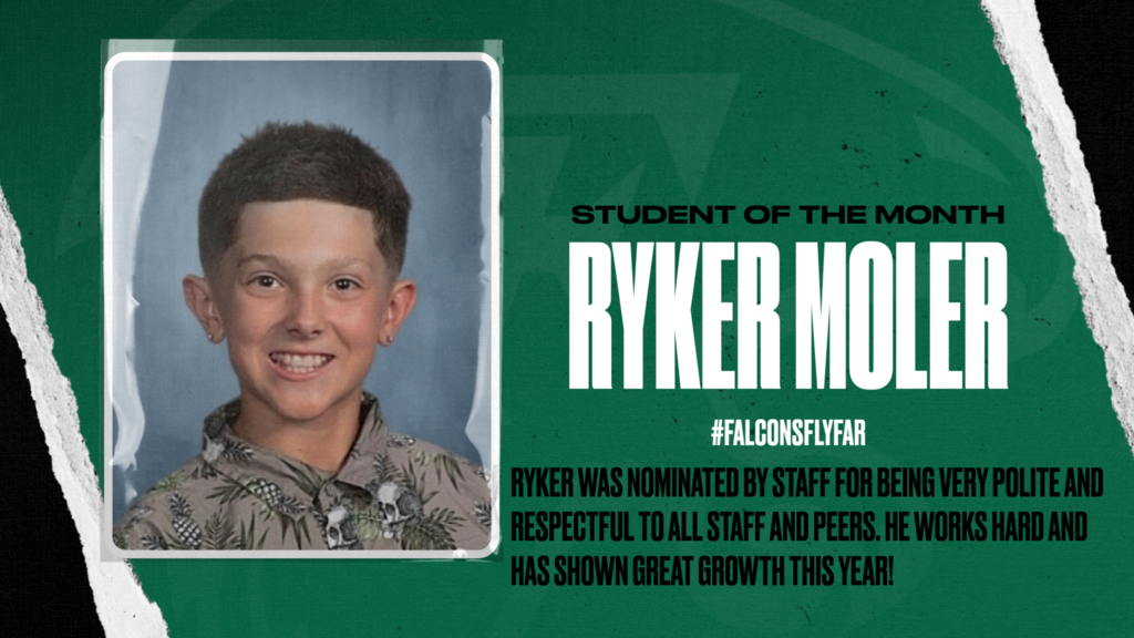 May Students of the Month