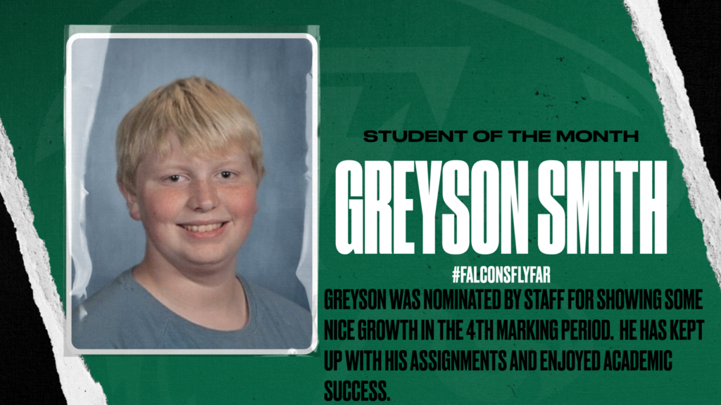 May Students of the Month