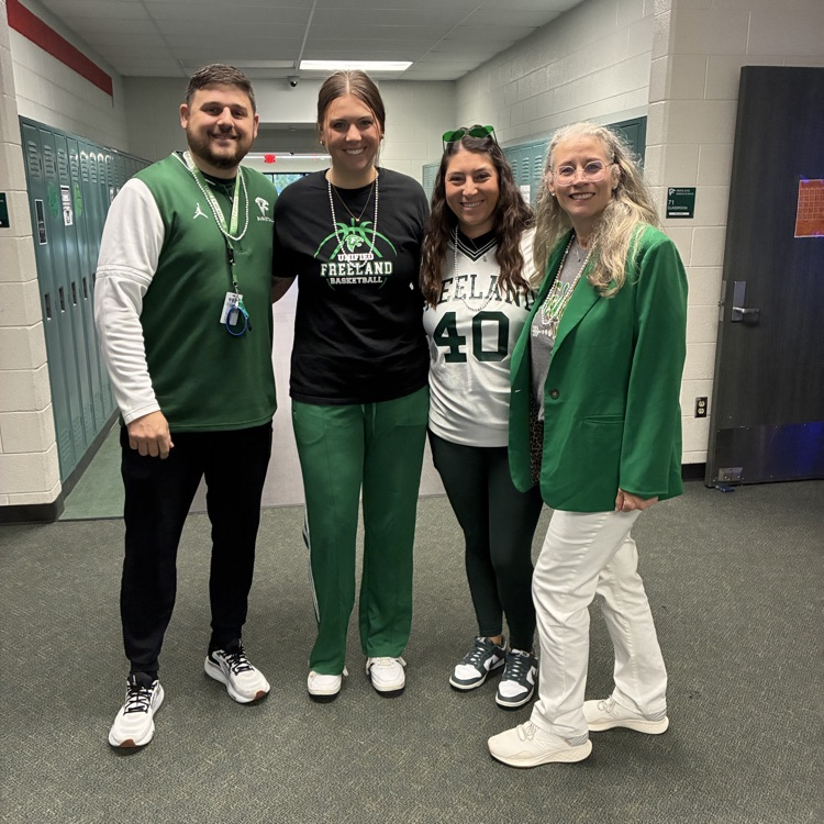 green and white