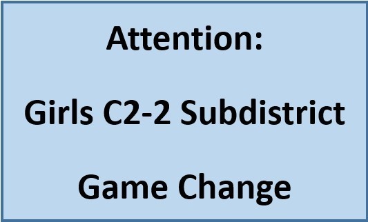 Subdistrict game change