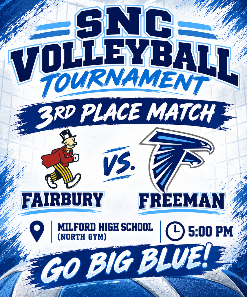 SNC Volleyball Match 3rd Place Fairbury vs. Freeman