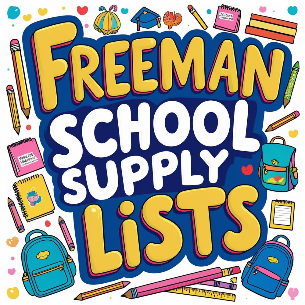 Freeman School Supply Lists