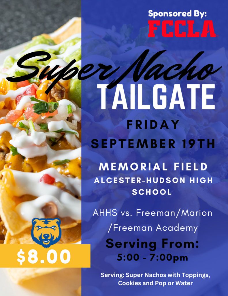 A-H FCCLA Super Nacho Tailgate
