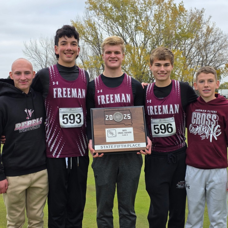 boys 5th place state xc
