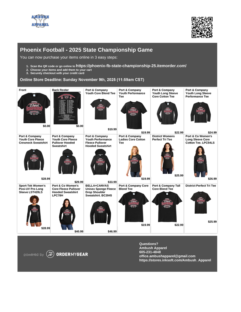 Phoenix State FB Order Flyer p1