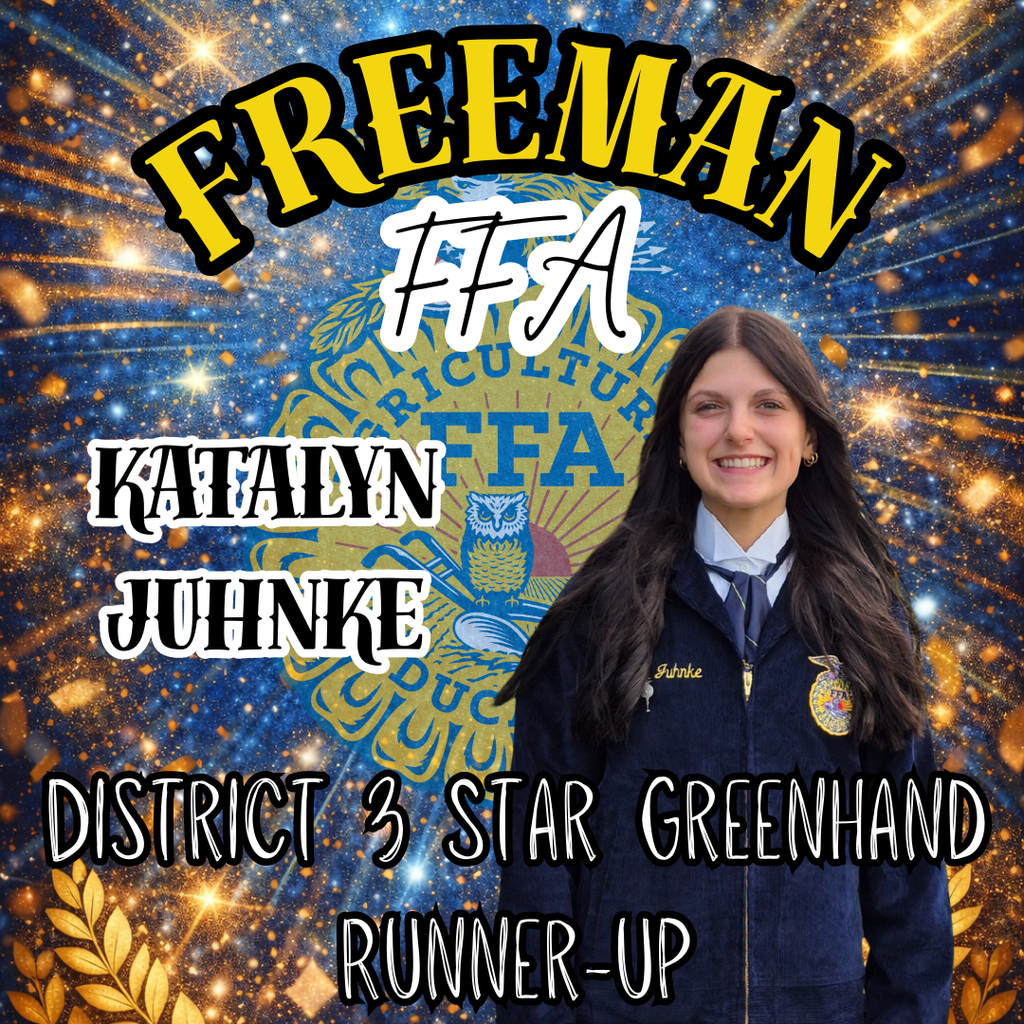 District 3 STAR Greenhand Runner-Up