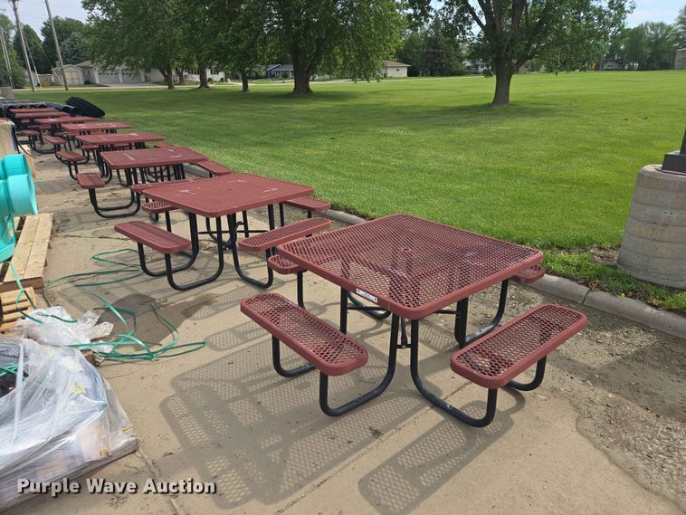 picnic tables