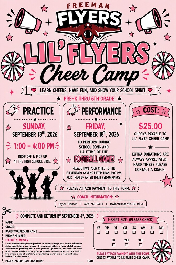lil flyers cheer camp