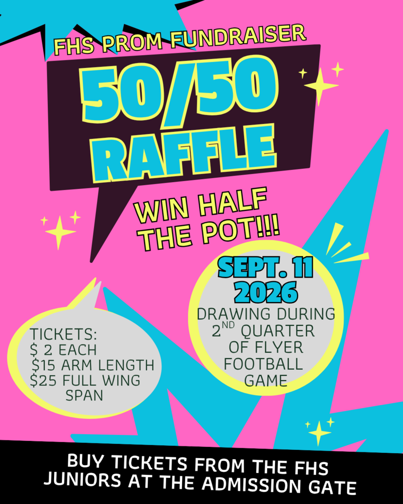 50/50 Raffle Info
