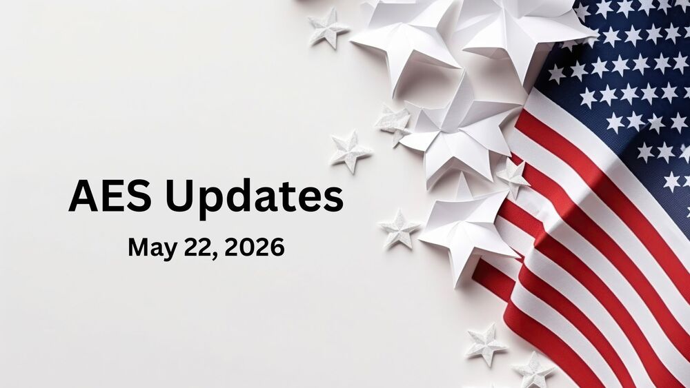 An American flag and white paper stars.