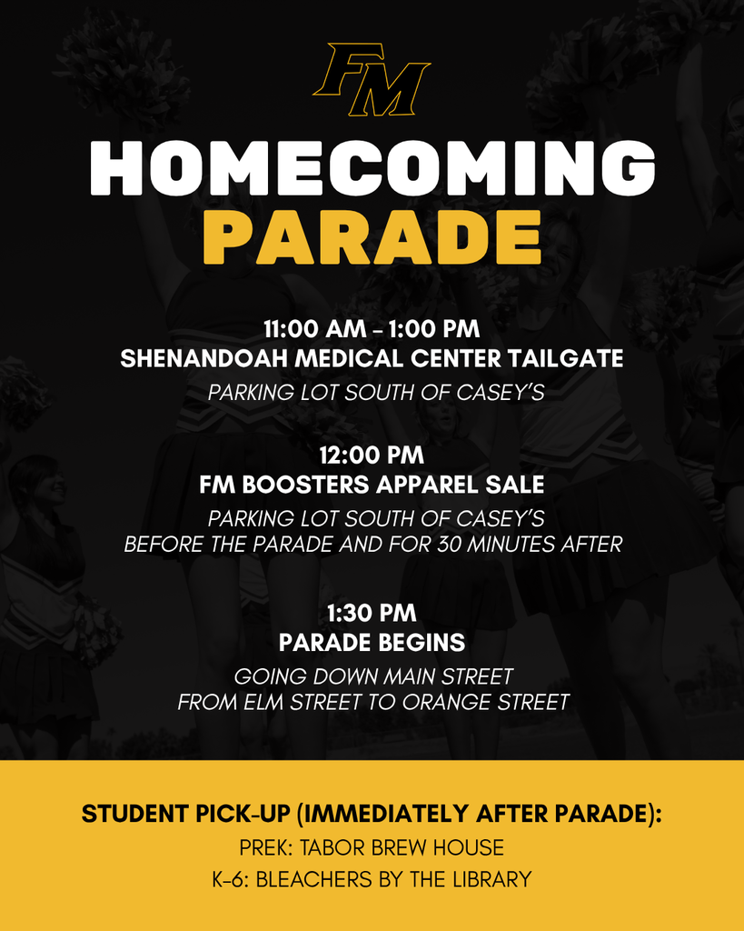 FM Homecoming Parade Details