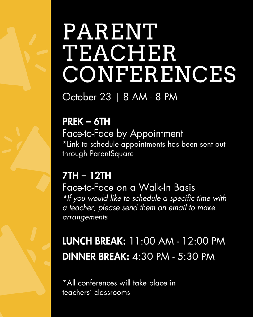 Fremont-Mills Parent Teacher Conferences Reminder October 23