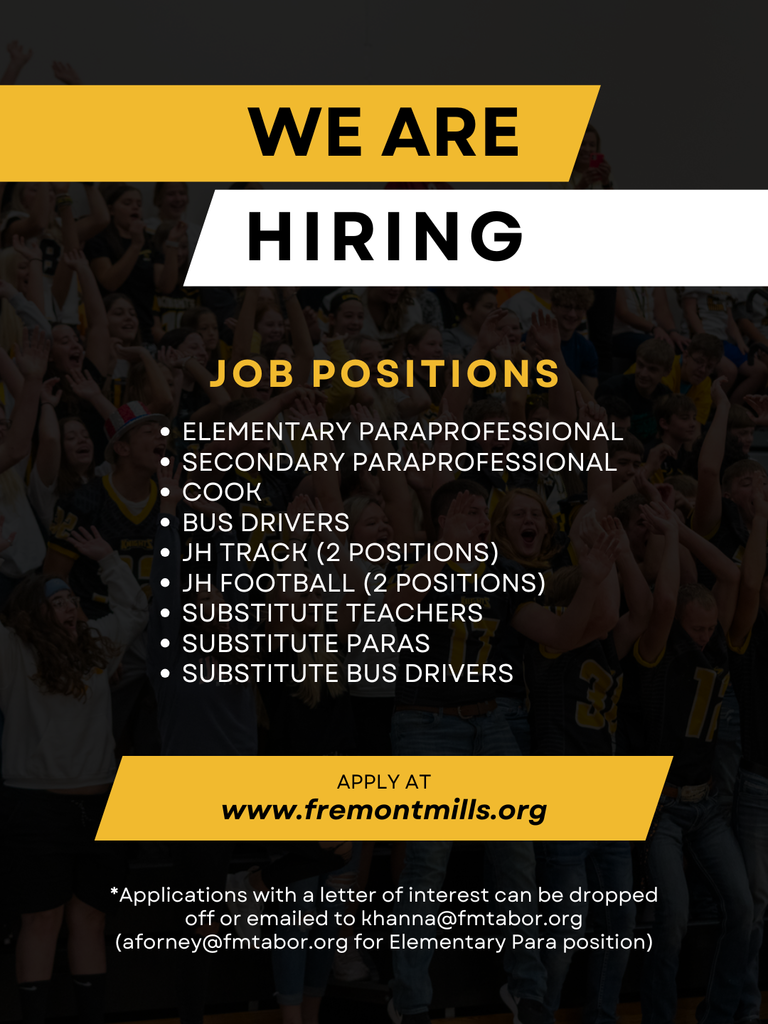 Fremont Mills Job Postings (1)
