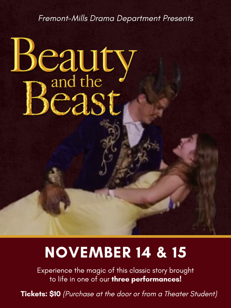 Fremont-Mills Beauty & The Beast Poster