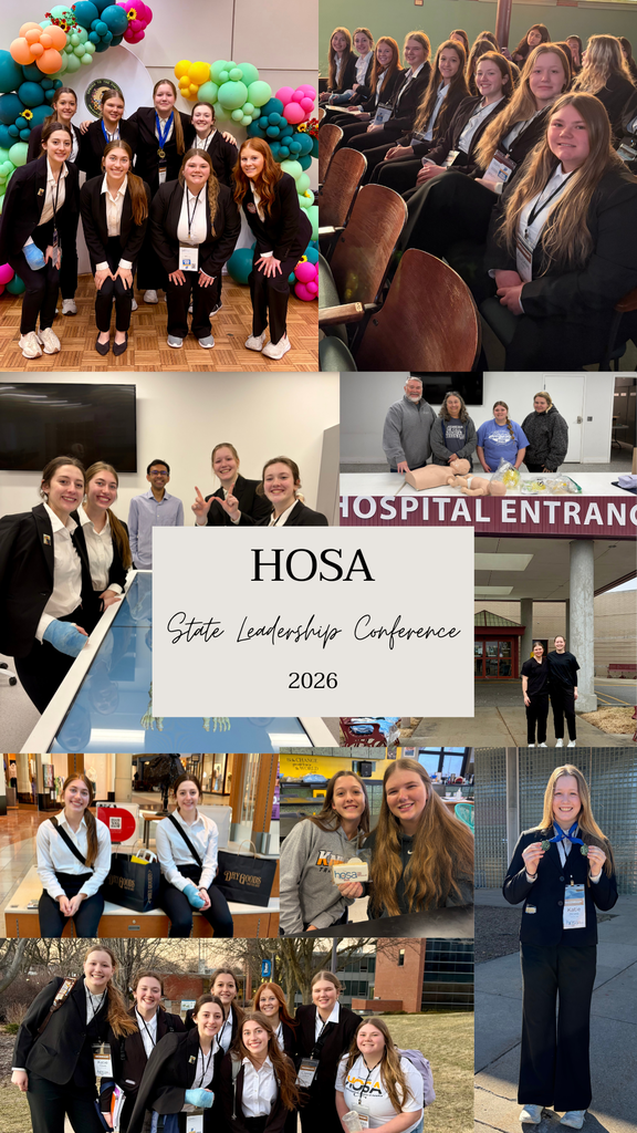 Photos of Fremont-Mills Students at the HOSA State Leadership Conference