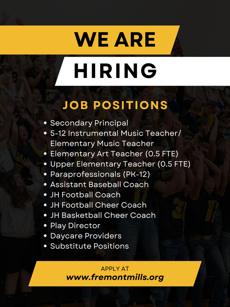 Fremont Mills Job Postings (2)