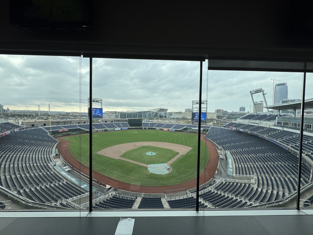 Omaha baseball field aerial shot