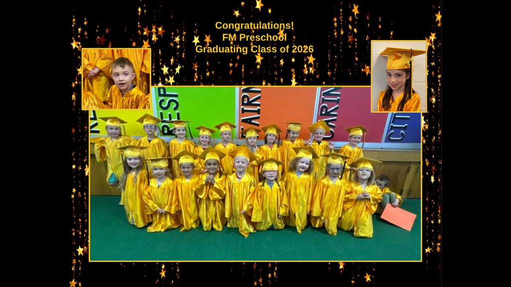 the FM Preschool Graduating Class of 2026