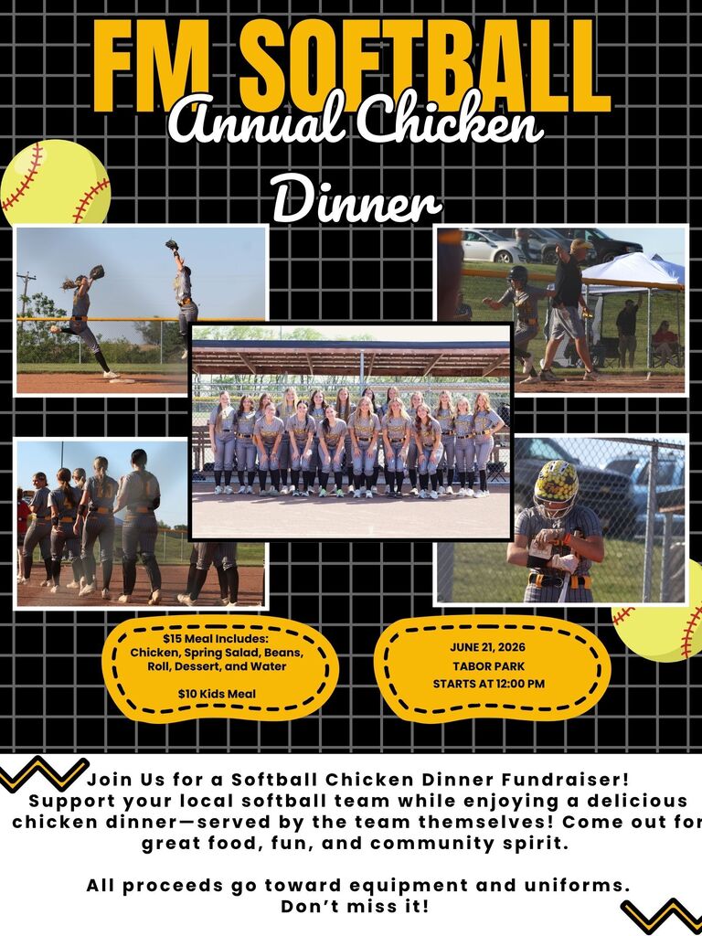 FM Softball Annual Chicken Dinner