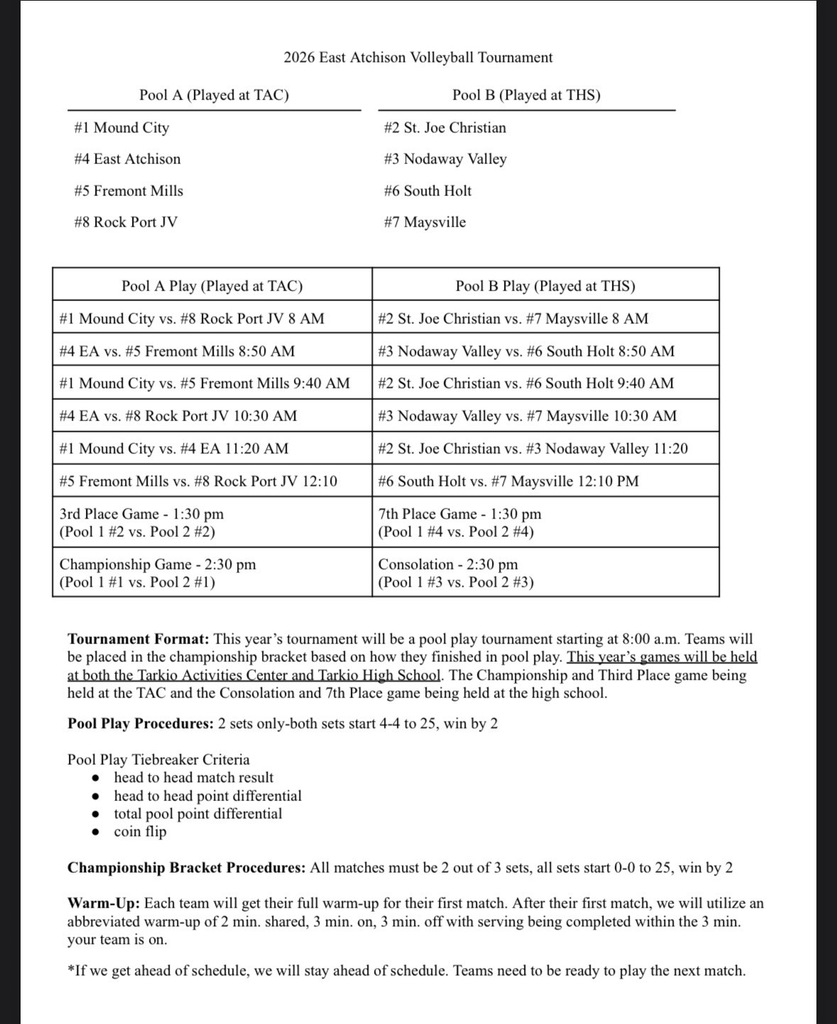 Schedule