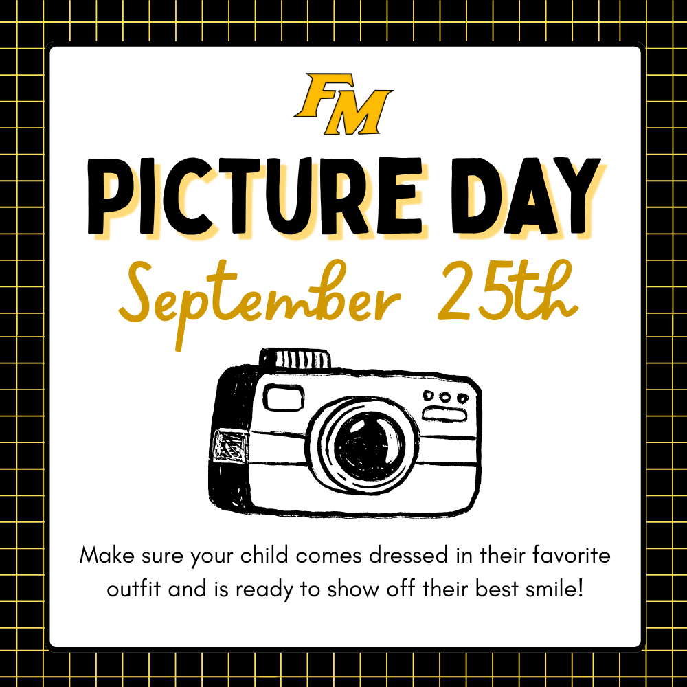 School Pictures are September 25th