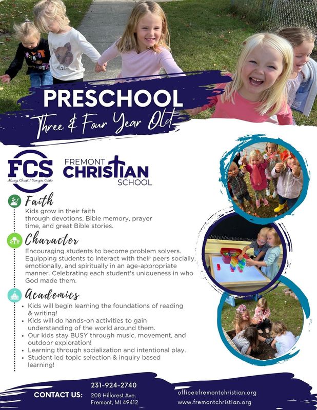 2025 preschool flyer