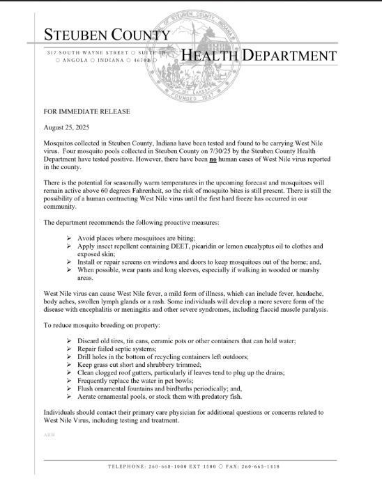 West Nile Information