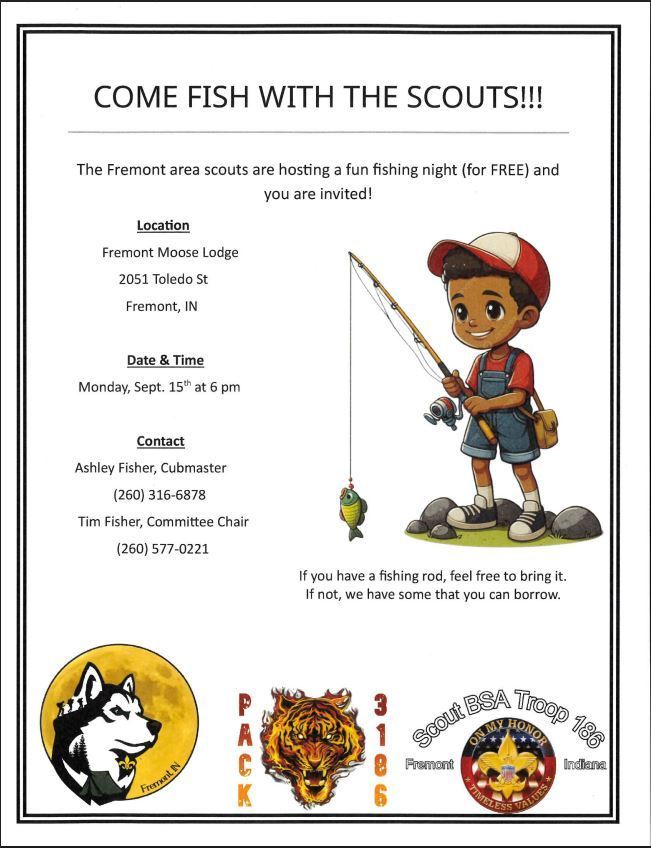 Fish with the Scouts