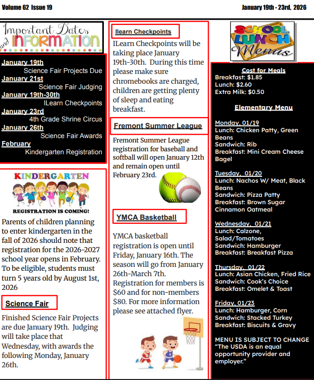 Eagle Chatter Week of January 19, 2026