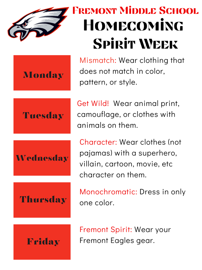 Middle School Dress Up