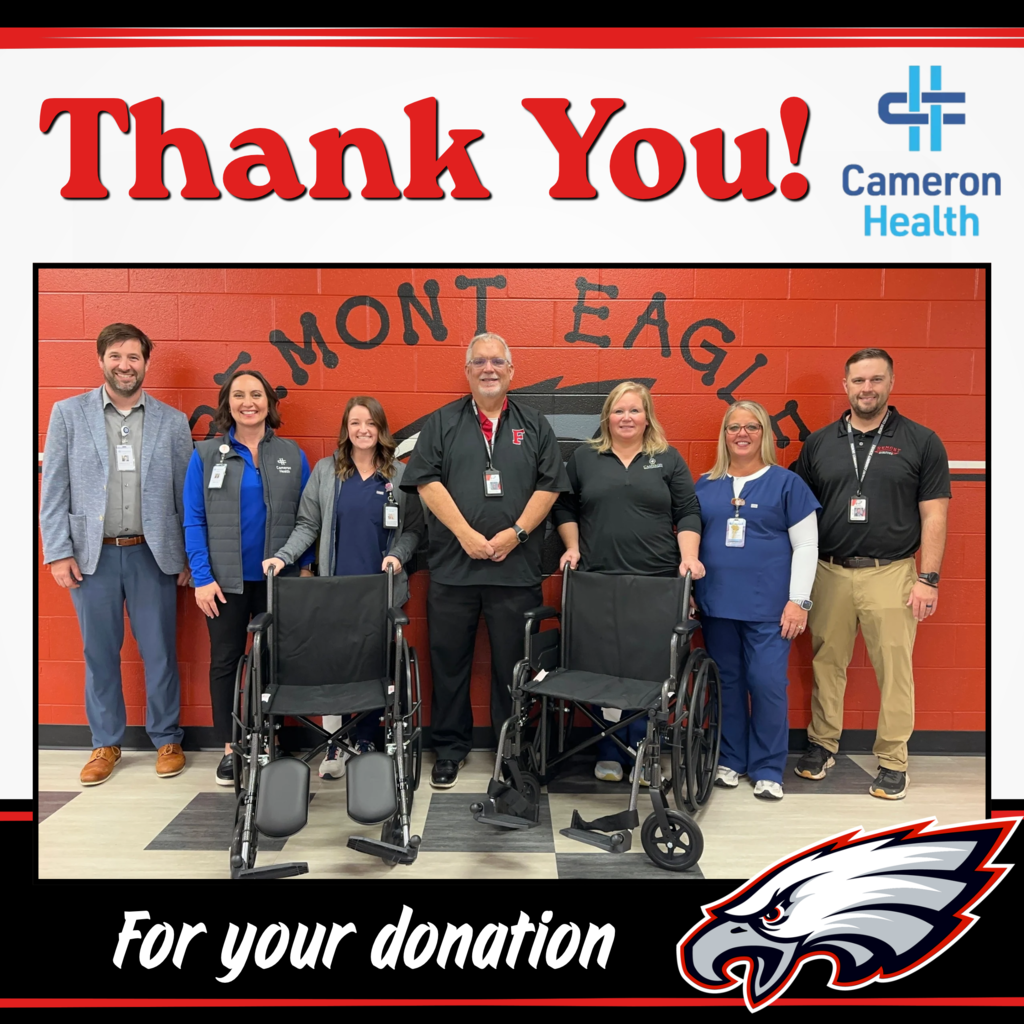 Wheelchair donation - Cameron Health