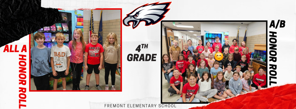 4th Grade Honor Roll Students Q1