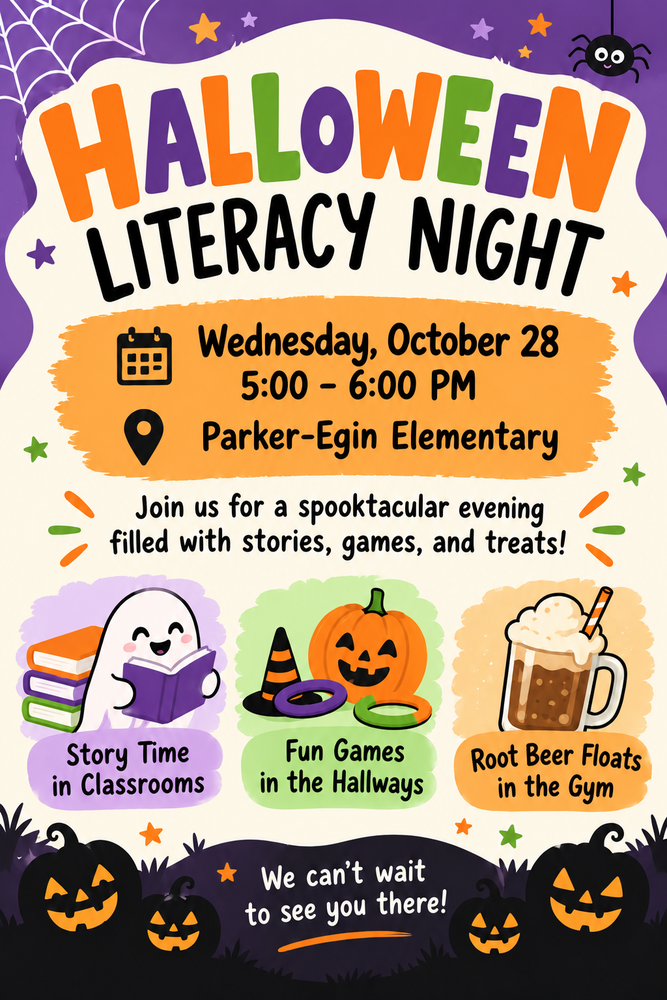 Halloween Literacy Night