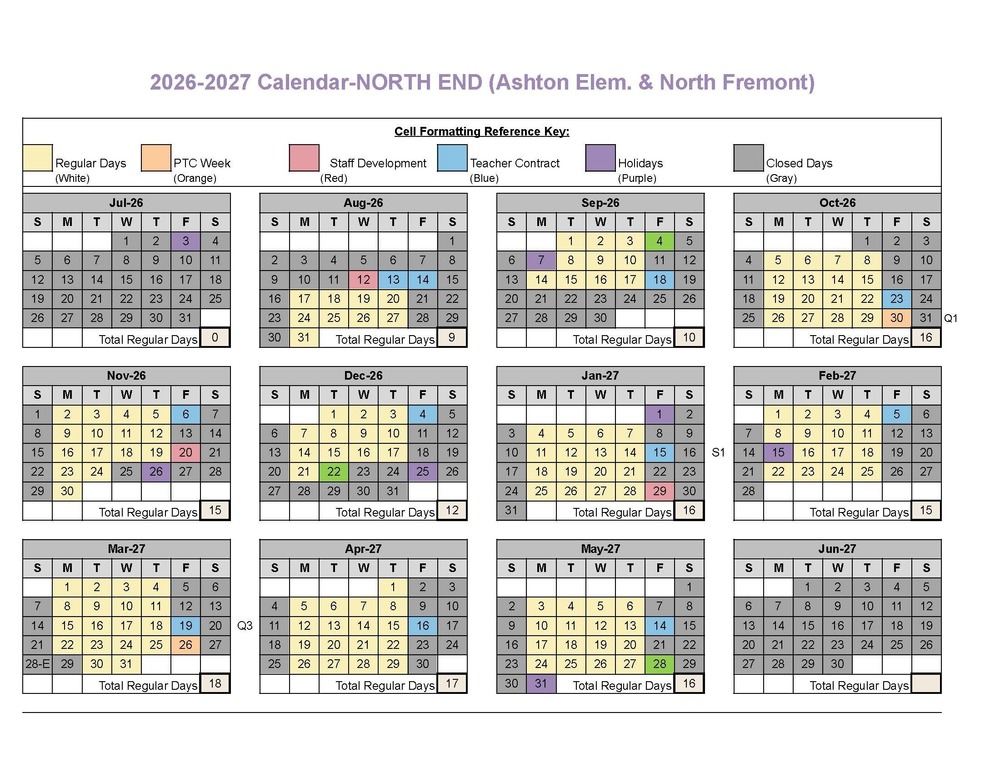 District Calendar