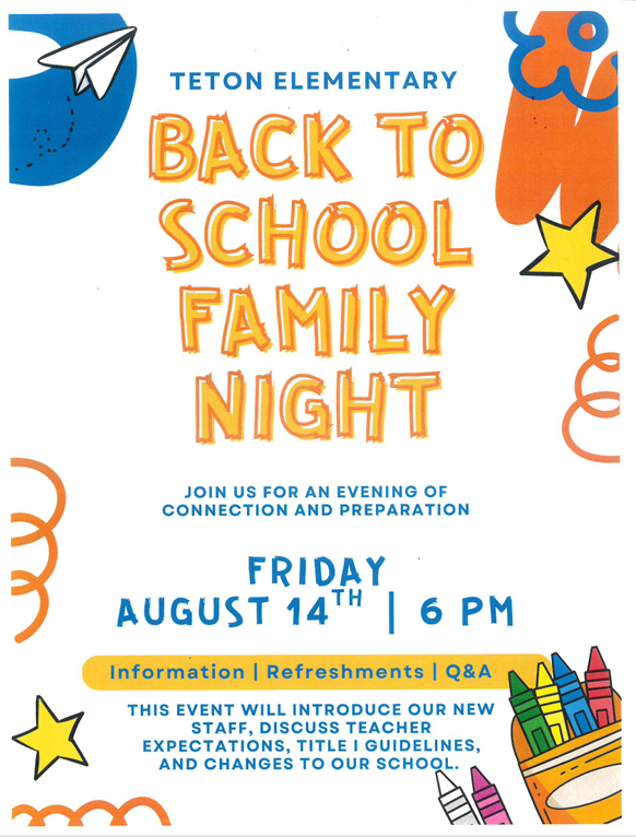 Back to School Family Night
