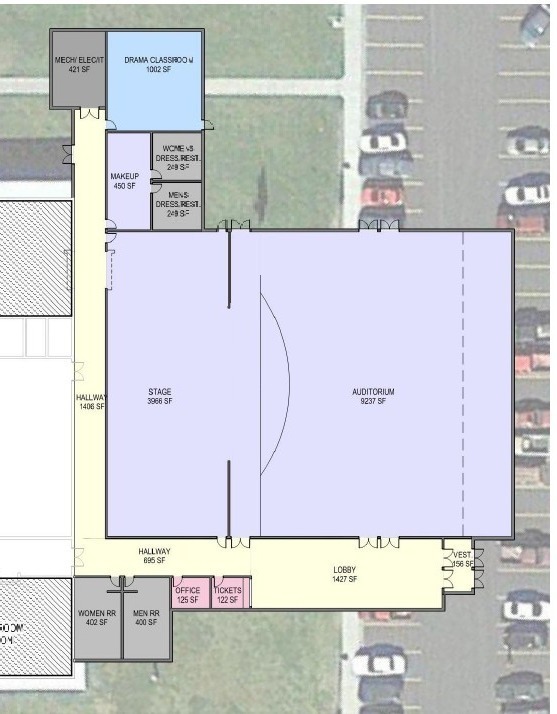 Floorplan of proposed addition