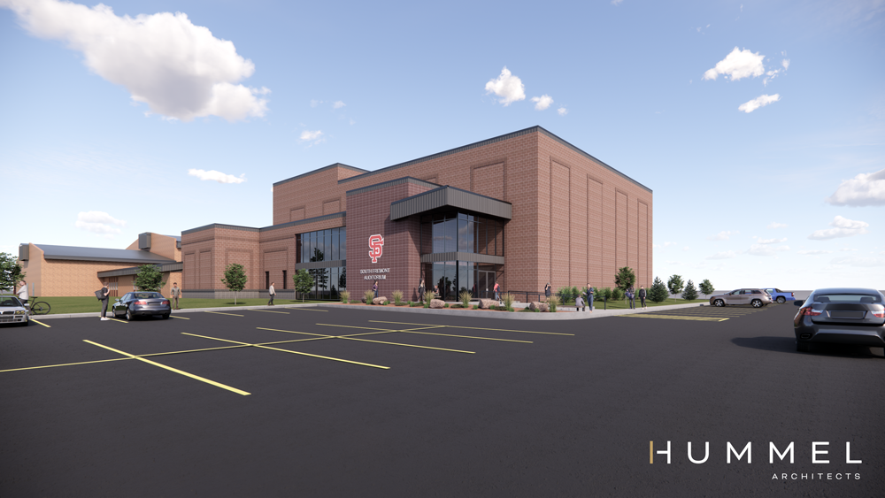 Rendering of proposed auditiorium