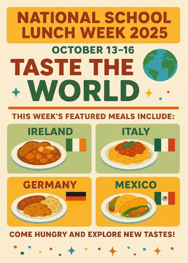 Flyer for National School Lunch Week