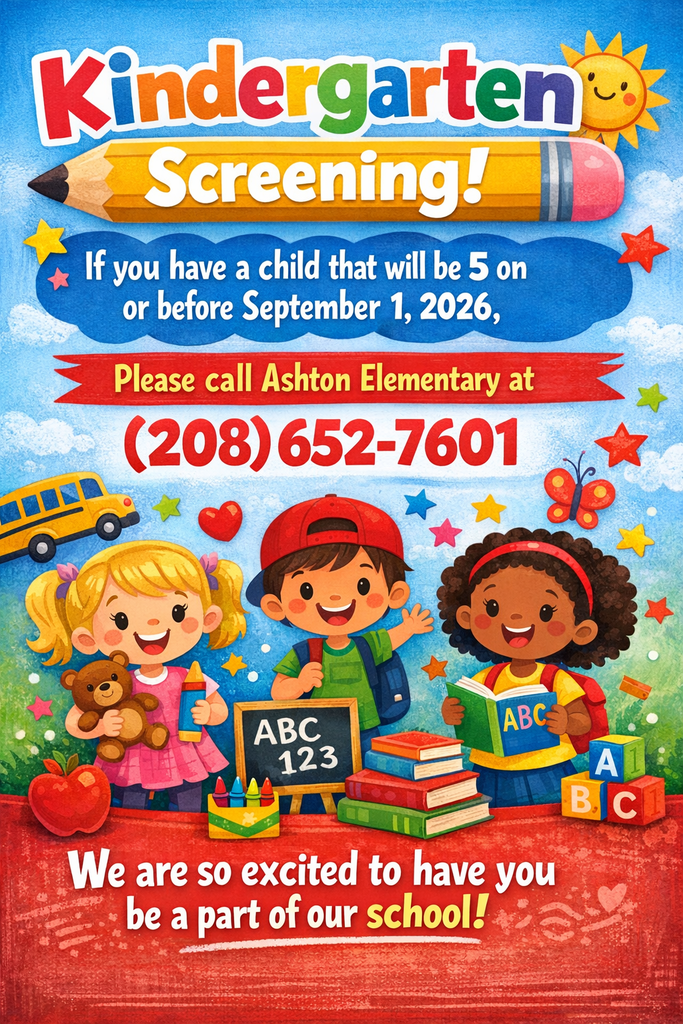 Kindergarten Screening Flyer