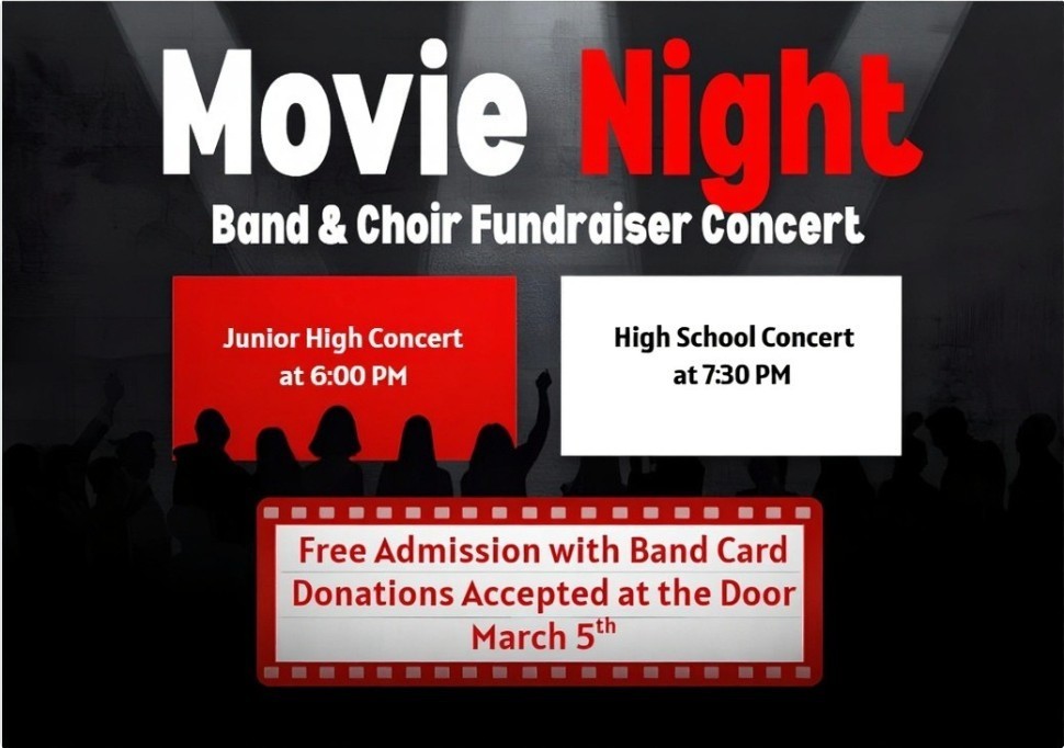 Movie Night Concert Flyer