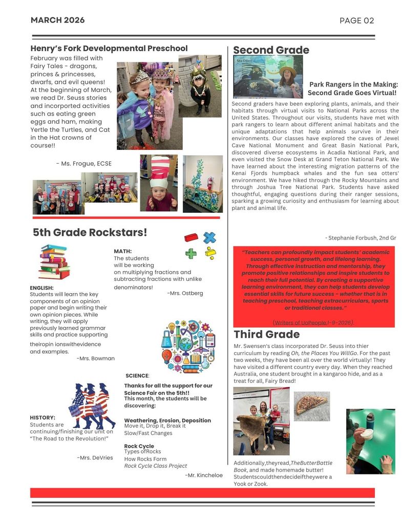 March Newsletter