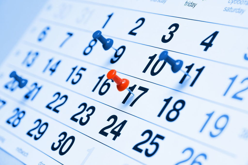 A calendar 
