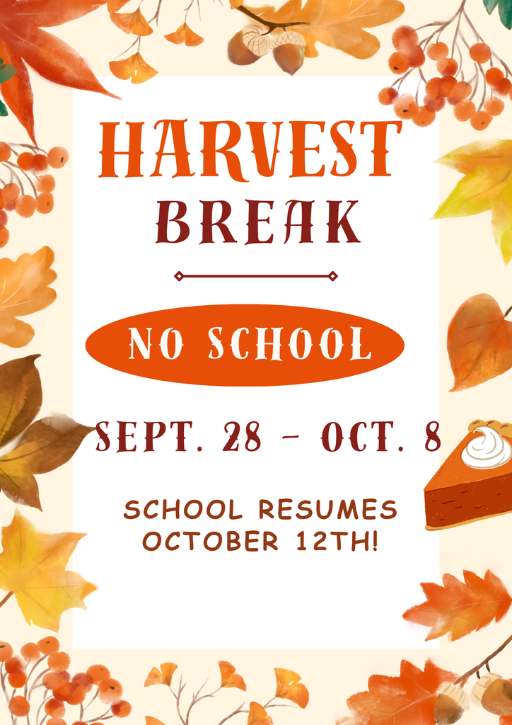 Harvest Break Flyer