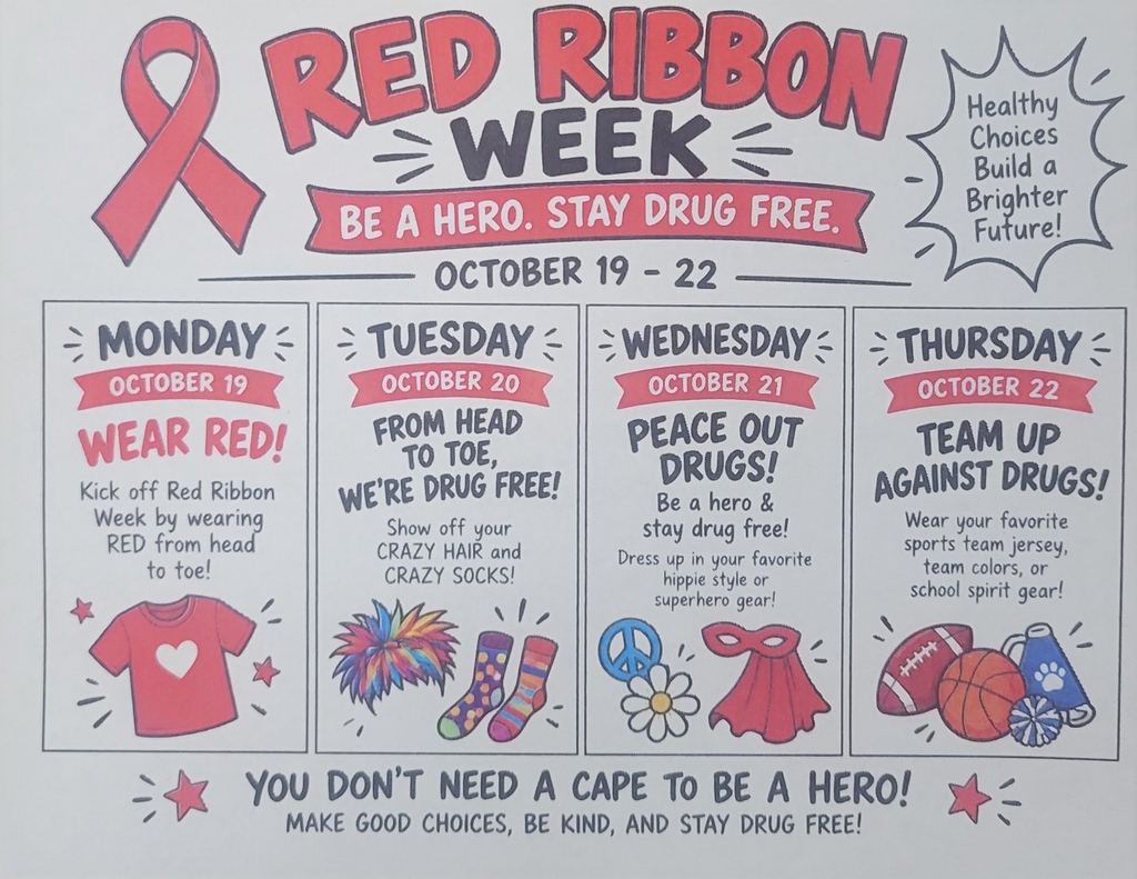 Red Ribbon Week Dress Up Days!