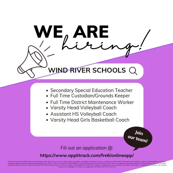 WE ARE HIRING!
