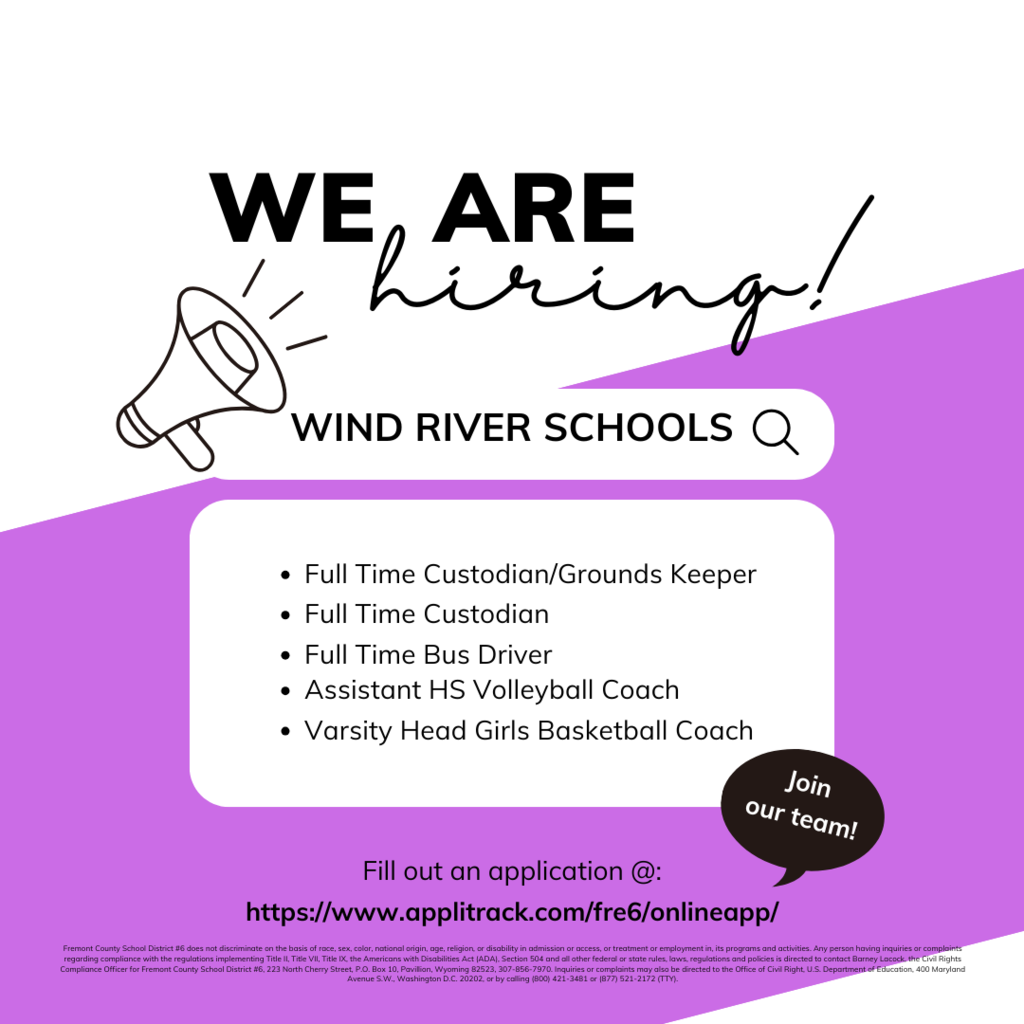 We are HIRING!